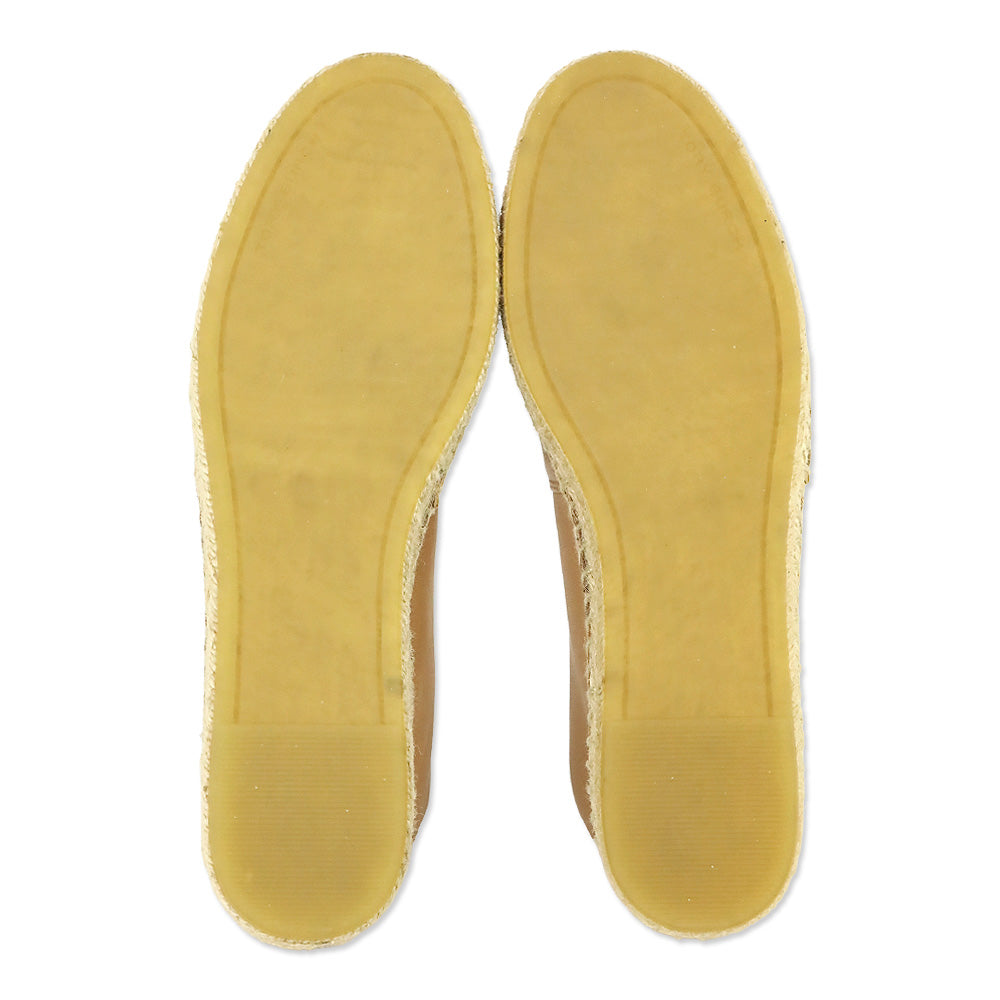 Tory Burch Everly Tiramisu Leather Espadrille