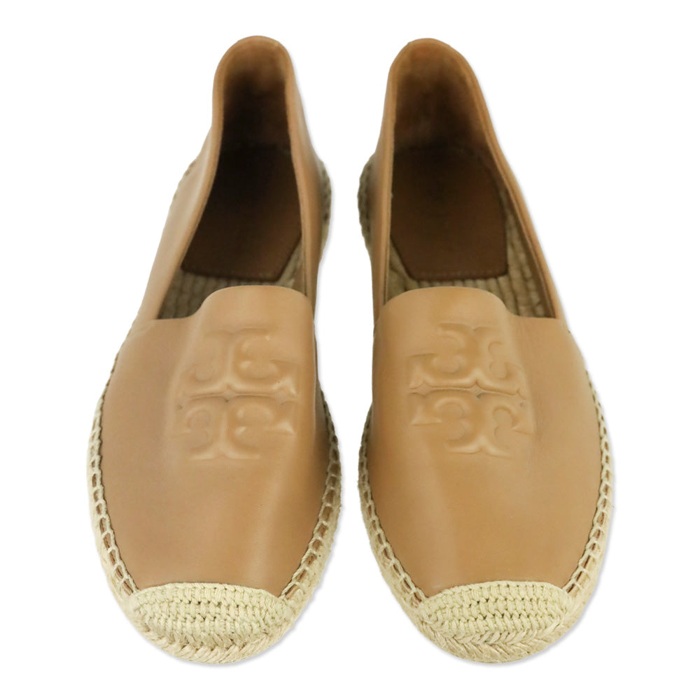 Tory Burch Everly Tiramisu Leather Espadrille