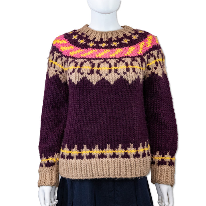 Tory Burch Fair Isle Wool Sweater