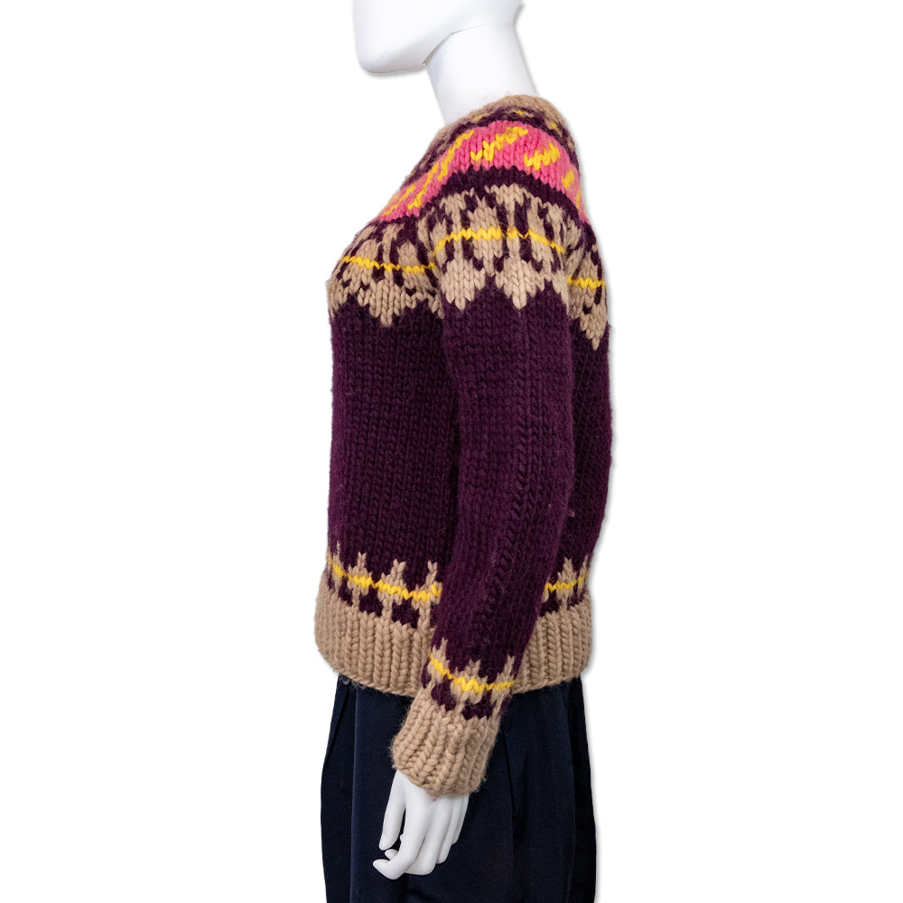 Tory Burch Fair Isle Wool Sweater