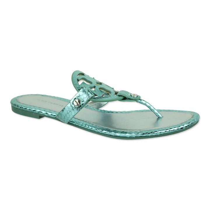 Tory Burch Green Valley Mini Miller Flat Thong Sandal