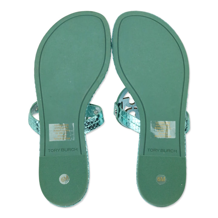 Tory Burch Green Valley Mini Miller Flat Thong Sandal