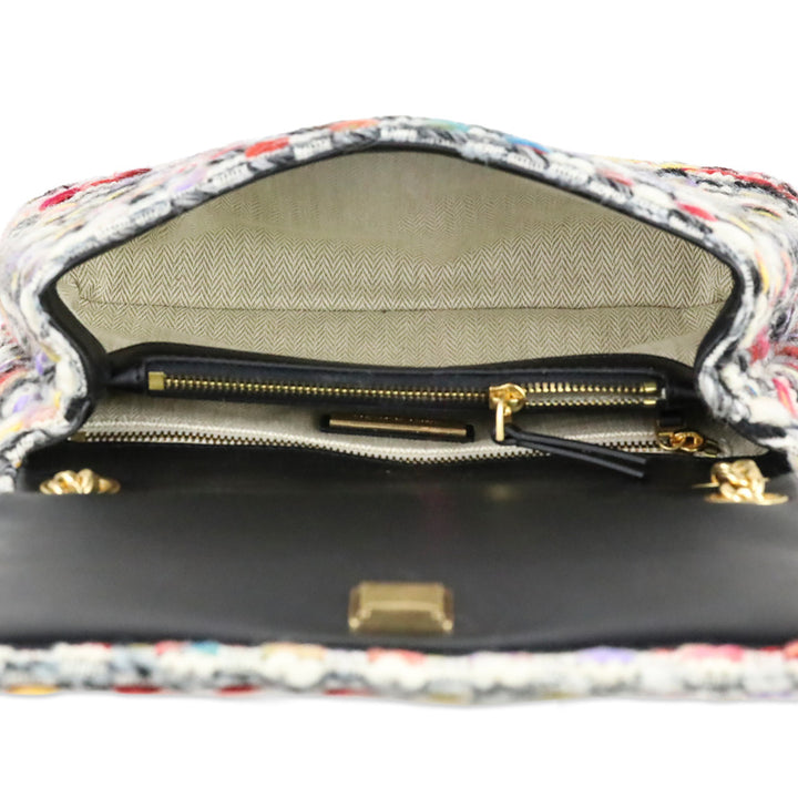 Tory Burch Kira Small Tweed Convertible Shoulder Bag