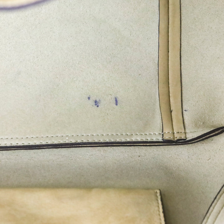 Tory Burch Large Romy Beige Nubuck Leather Tote