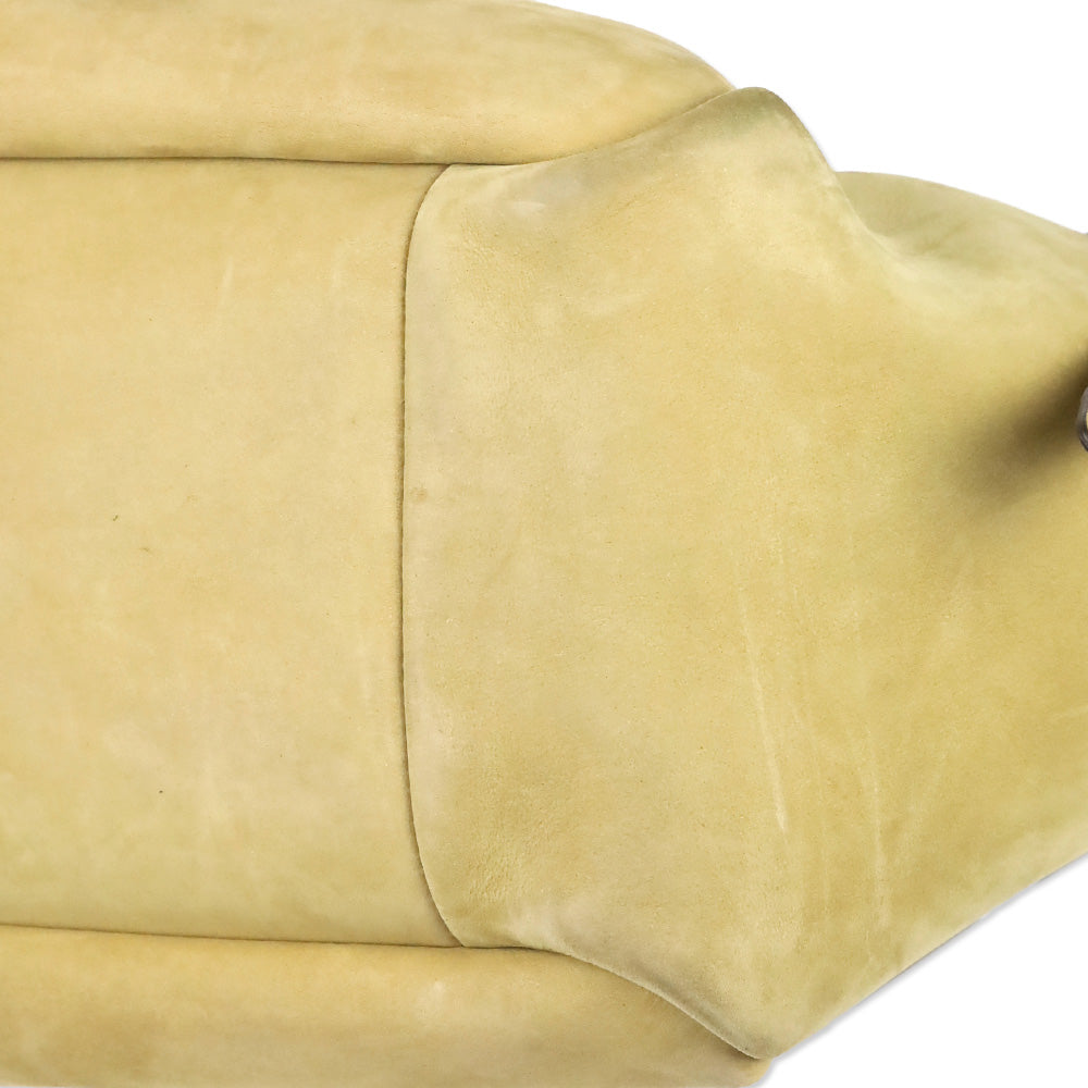 Tory Burch Large Romy Beige Nubuck Leather Tote