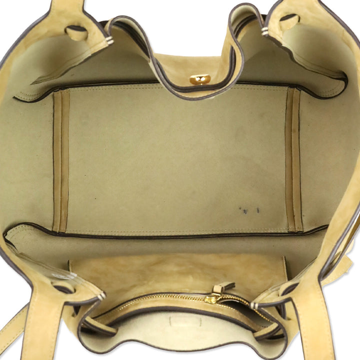 Tory Burch Large Romy Beige Nubuck Leather Tote