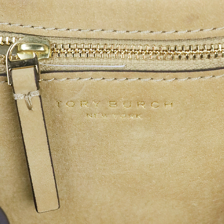 Tory Burch Large Romy Beige Nubuck Leather Tote