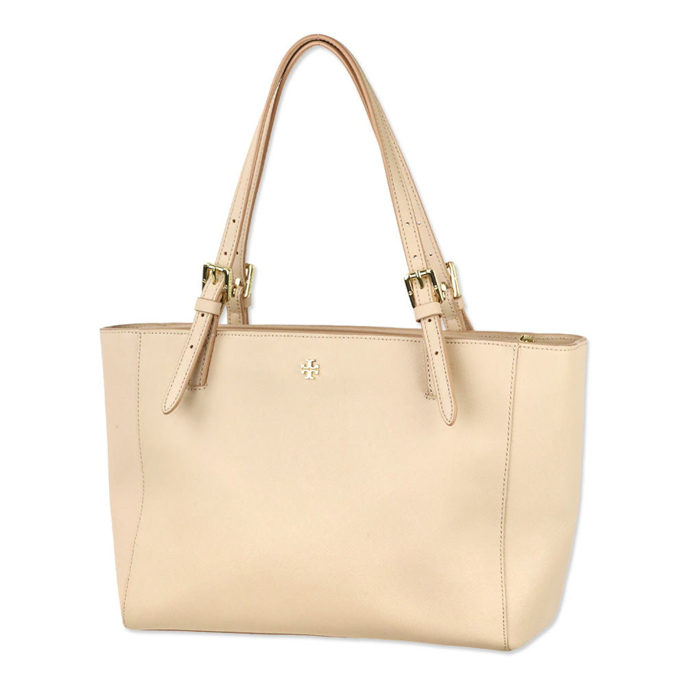 Tory Burch Light Pink Saffiano Leather Large York Tote