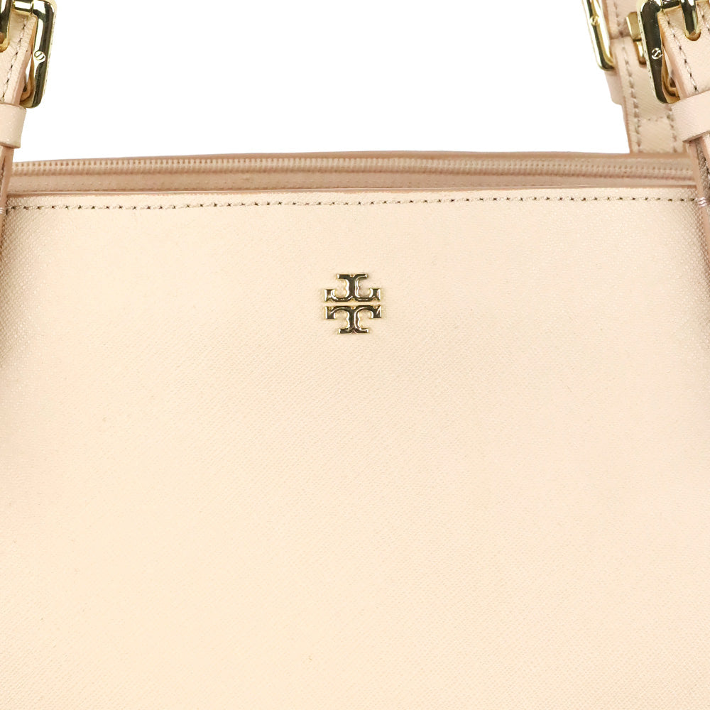 Tory Burch Light Pink Saffiano Leather Large York Tote