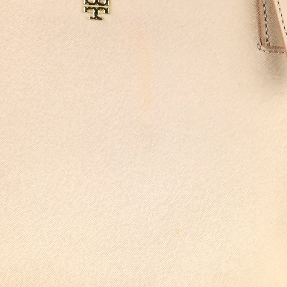 Tory Burch Light Pink Saffiano Leather Large York Tote