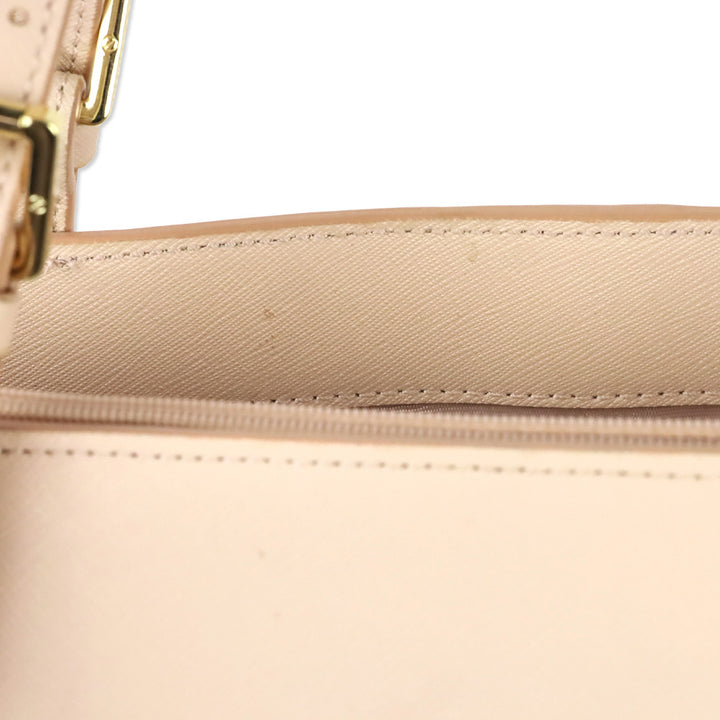 Tory Burch Light Pink Saffiano Leather Large York Tote
