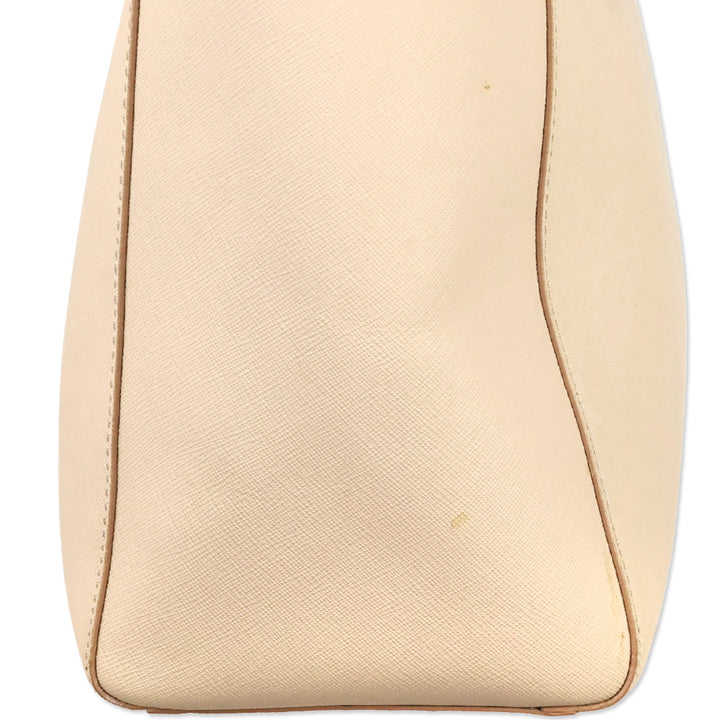 Tory Burch Light Pink Saffiano Leather Large York Tote