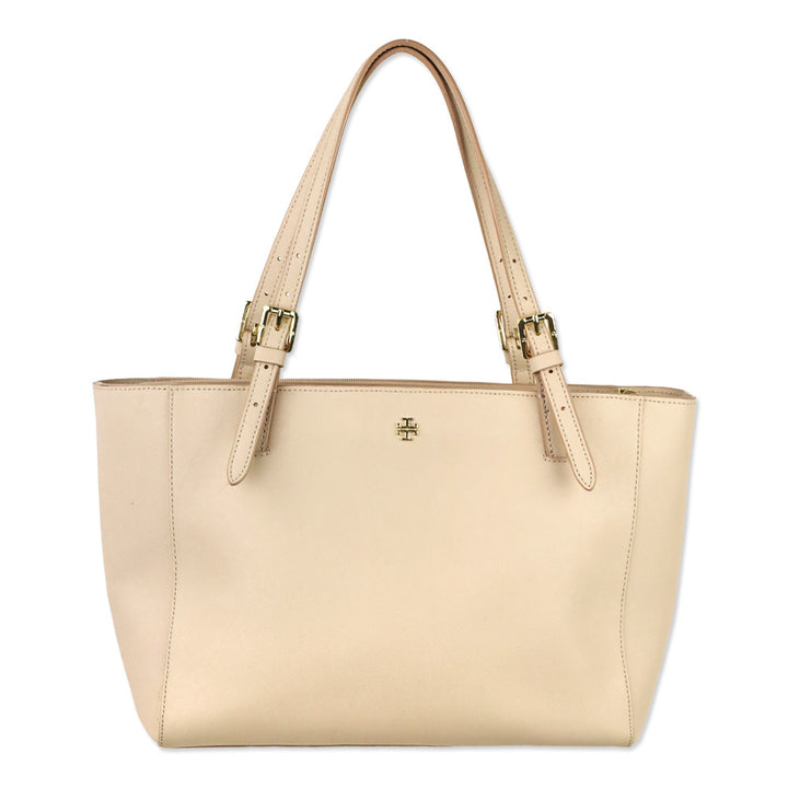 Tory Burch Light Pink Saffiano Leather Large York Tote