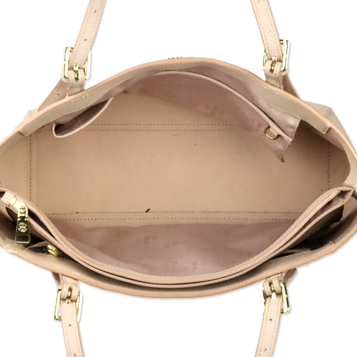 Tory Burch Light Pink Saffiano Leather Large York Tote