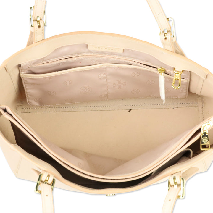 Tory Burch Light Pink Saffiano Leather Large York Tote