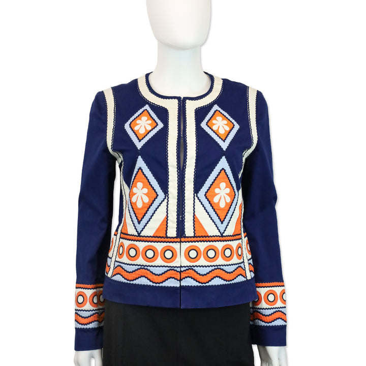 Tory Burch Marilyn Embroidered Jacket