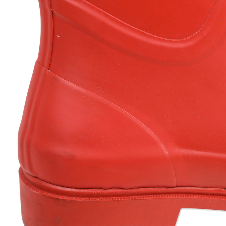 Tory Burch Maureen Red Rubber Rain Boots