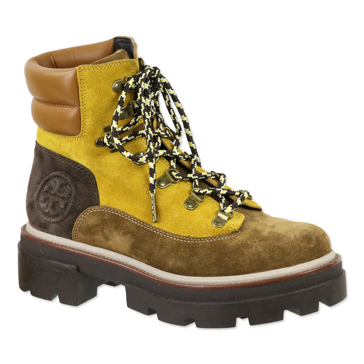 Tory Burch Miller Colorblock Suede Hiker Boots