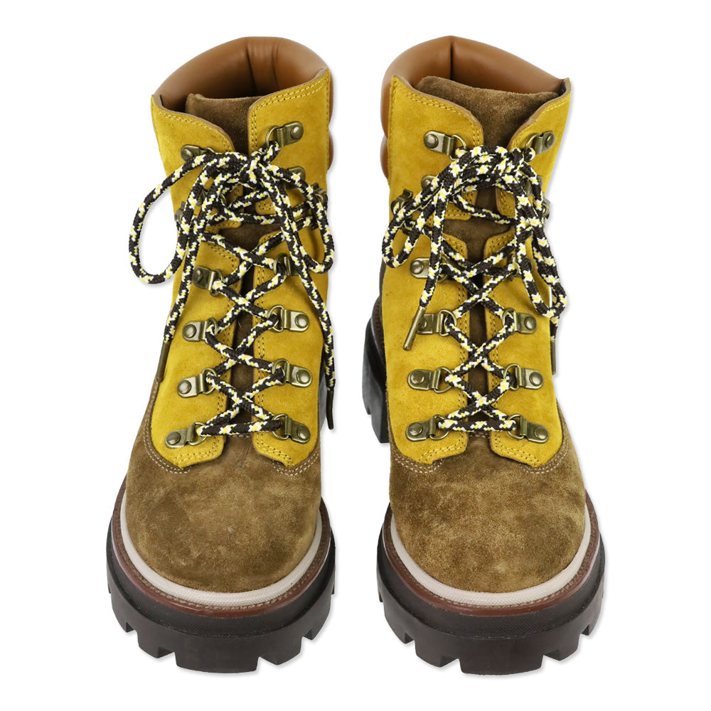 Tory Burch Miller Colorblock Suede Hiker Boots