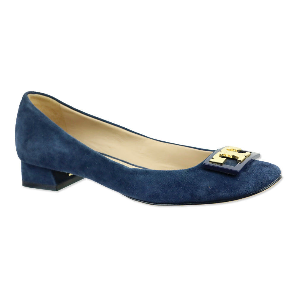 Tory Burch Navy Suede Gigi Pump