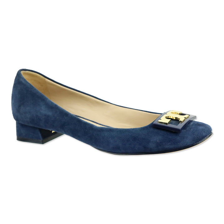 Tory Burch Navy Suede Gigi Pump