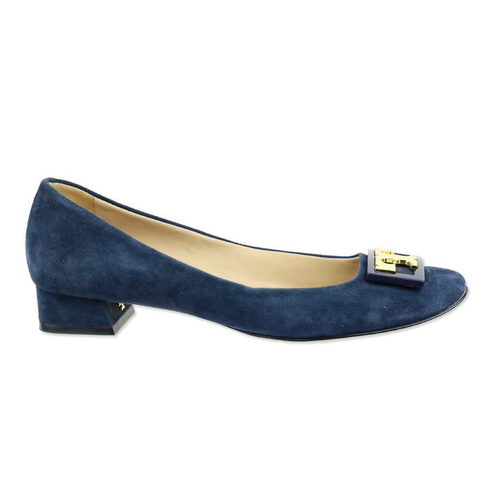 Tory Burch Navy Suede Gigi Pump
