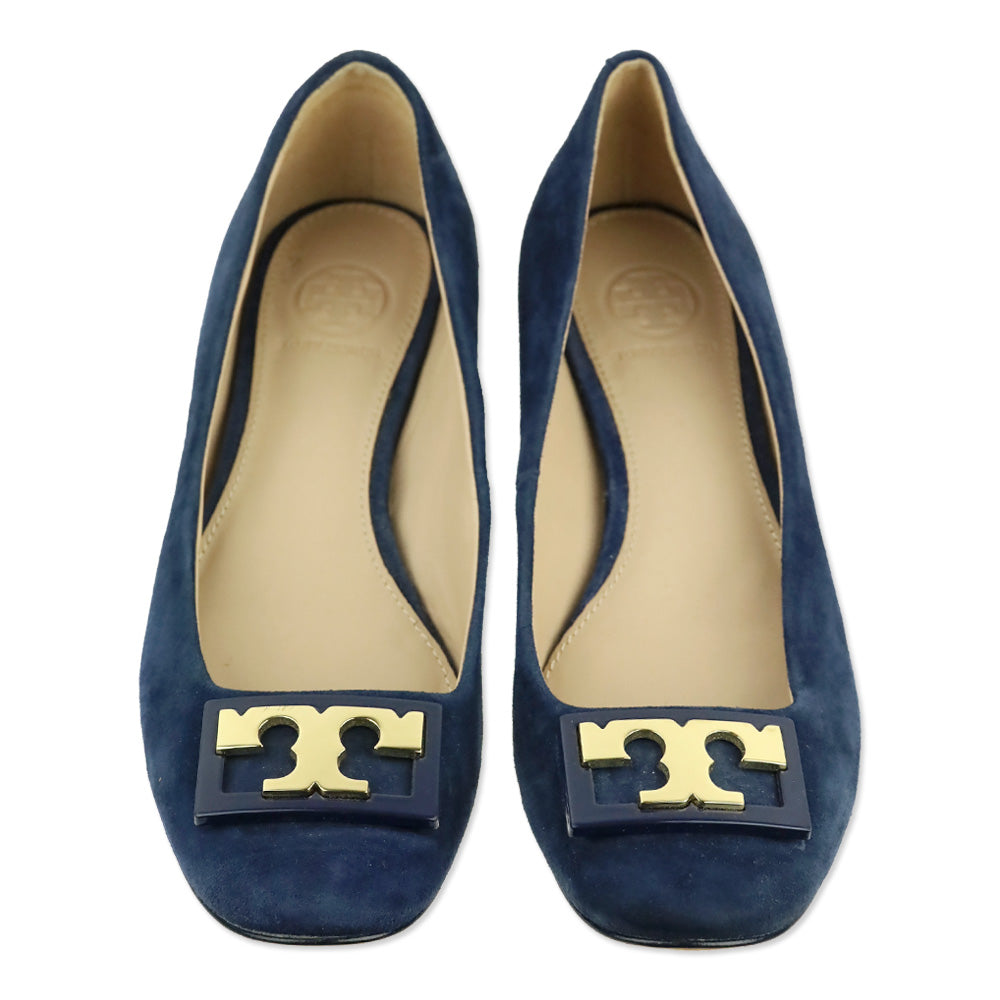 Tory Burch Navy Suede Gigi Pump