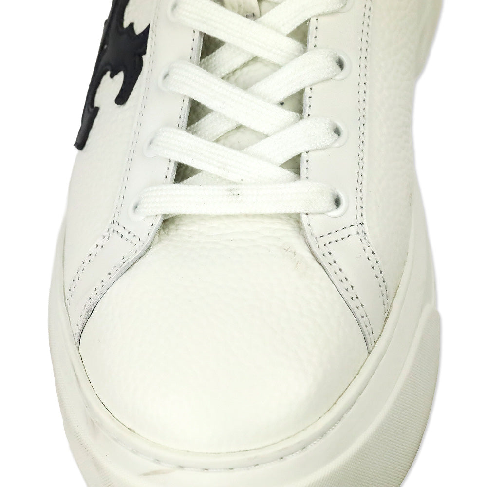 Tory Burch Navy/White Signature Color Block Platform Leather Sneakers
