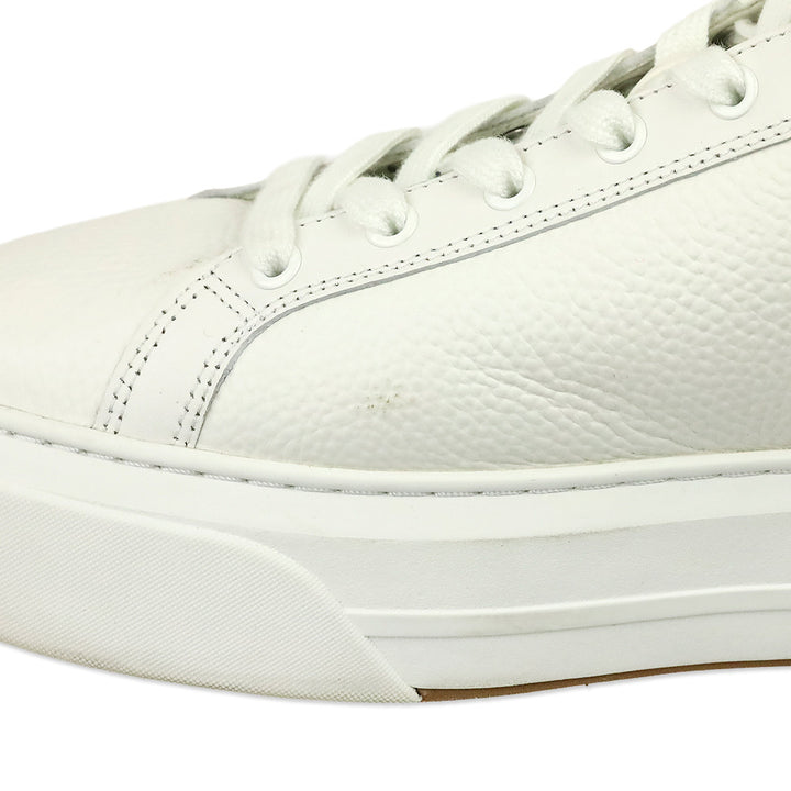 Tory Burch Navy/White Signature Color Block Platform Leather Sneakers