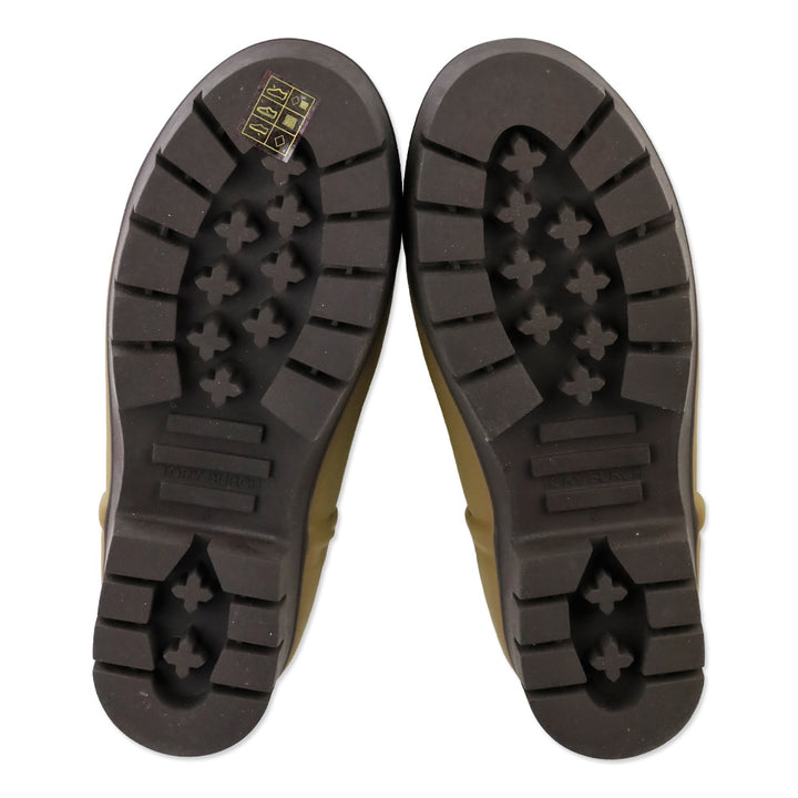 Tory Burch Olive T Monogram Hurricane Tall Boots
