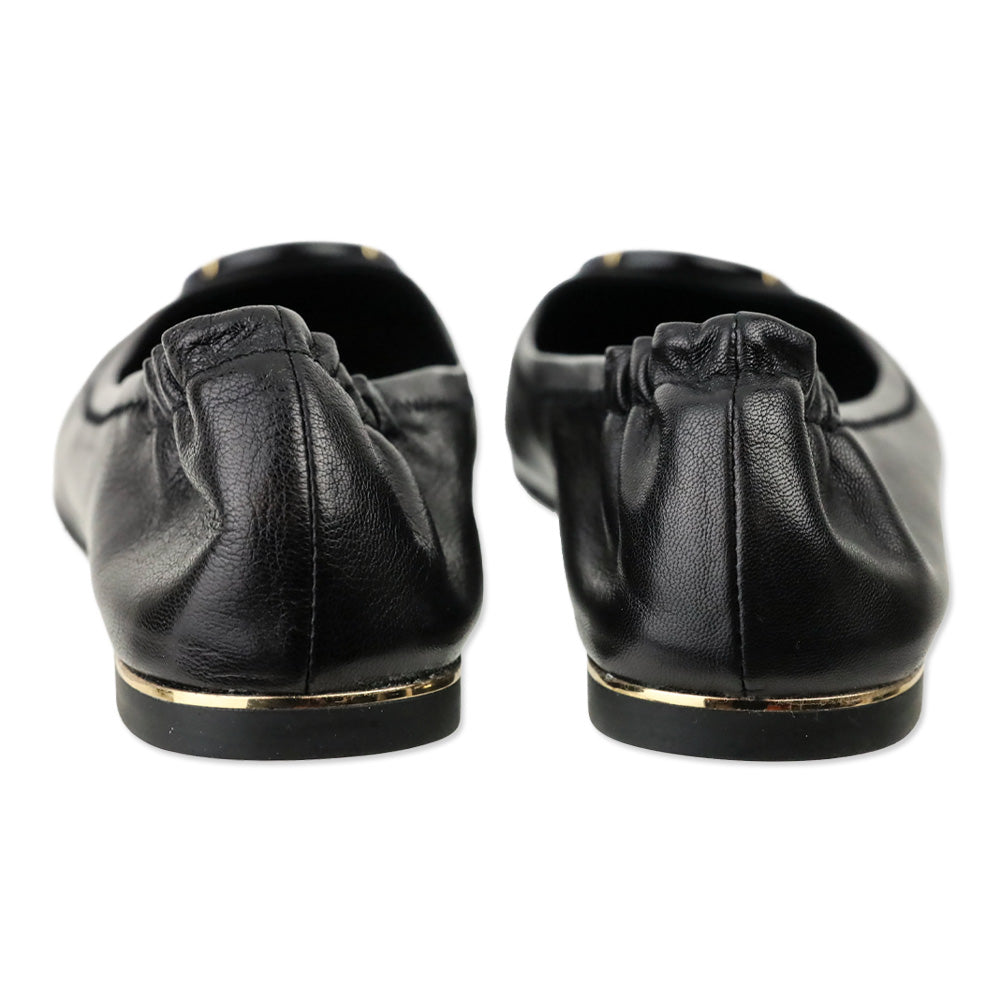 Tory Burch Perfect Black Multi-Logo Ballet