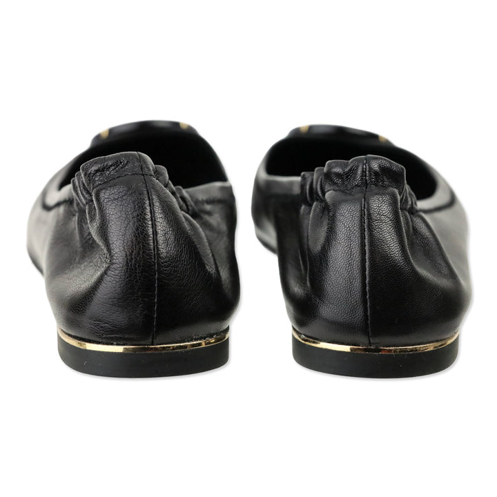 Tory Burch Perfect Black Multi-Logo Ballet