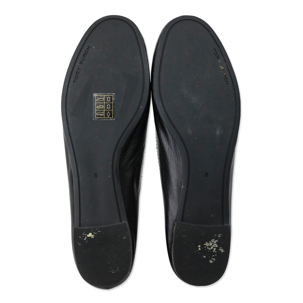 Tory Burch Perfect Black Multi-Logo Ballet