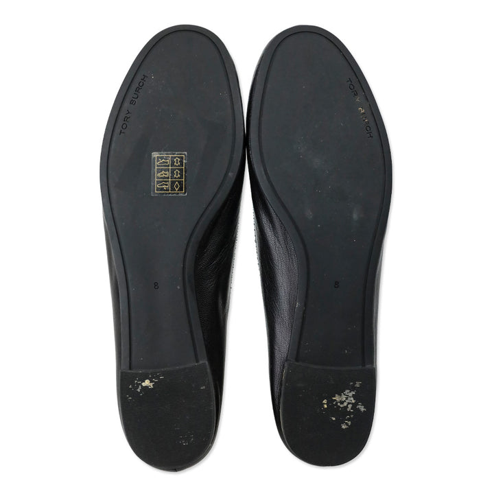 Tory Burch Perfect Black Multi-Logo Ballet