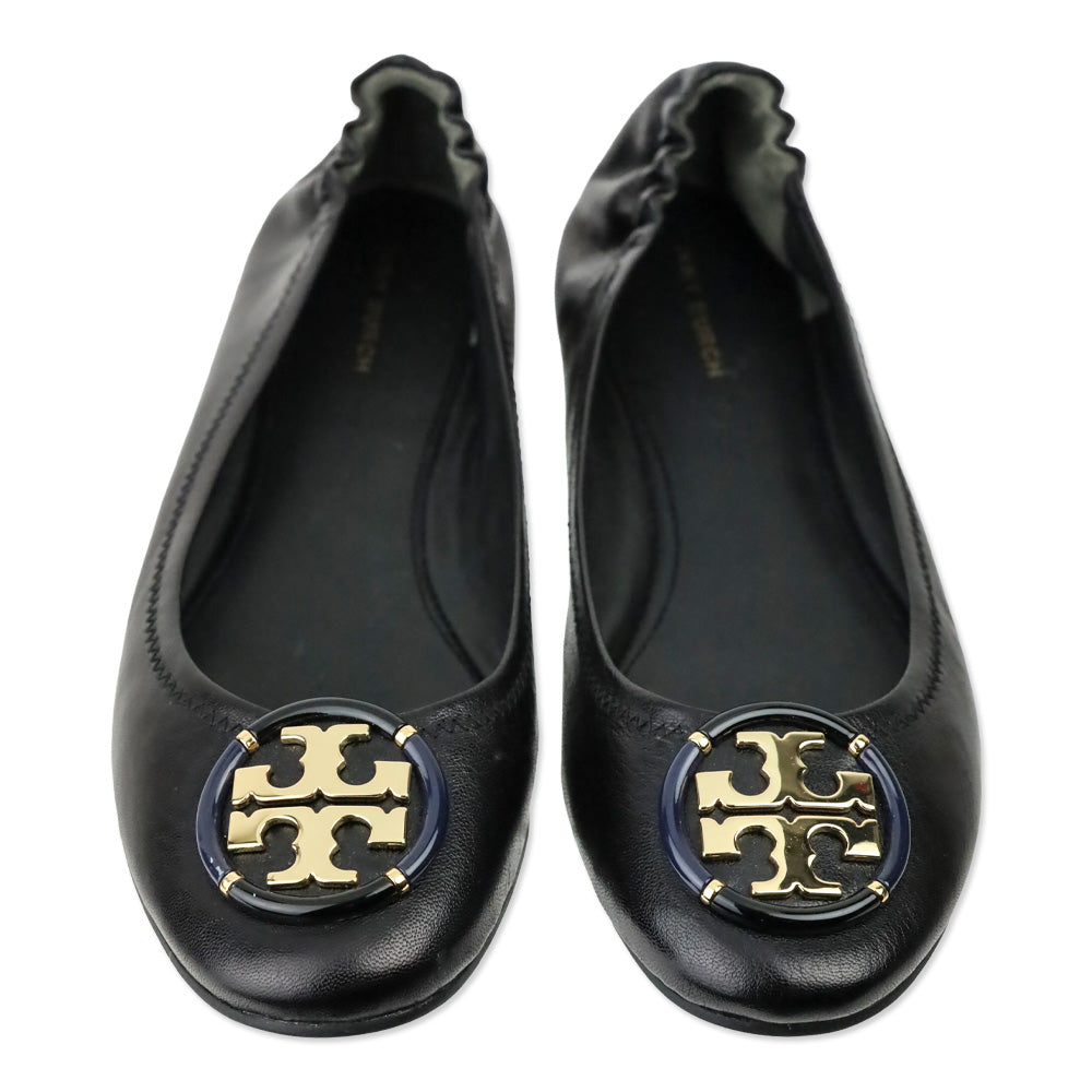Tory Burch Perfect Black Multi-Logo Ballet