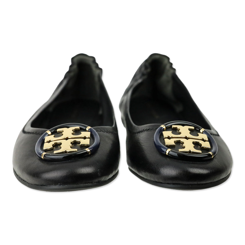 Tory Burch Perfect Black Multi-Logo Ballet