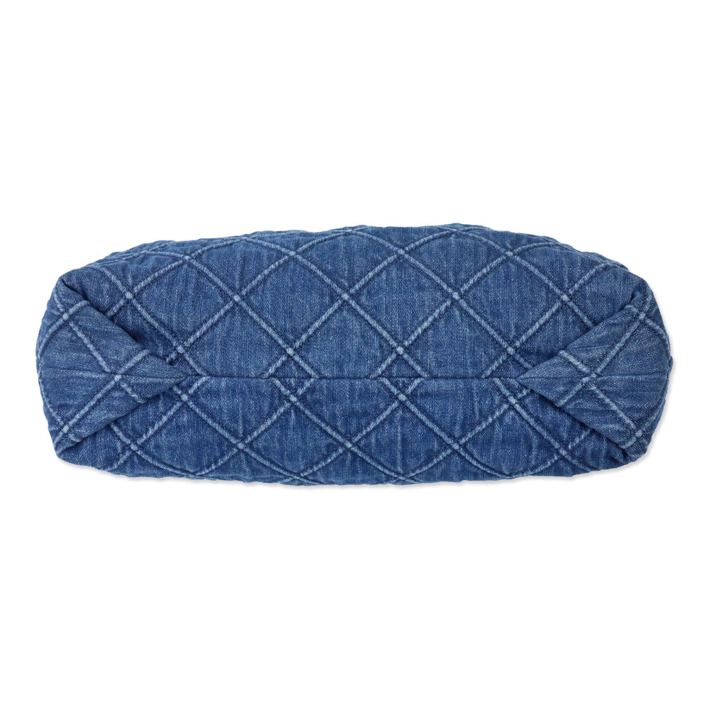 Tory Burch Quilted Denim Fleming Hobo Bag