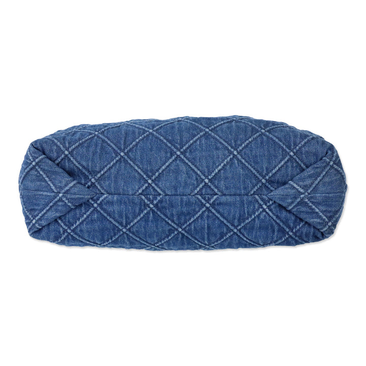 Tory Burch Quilted Denim Fleming Hobo Bag