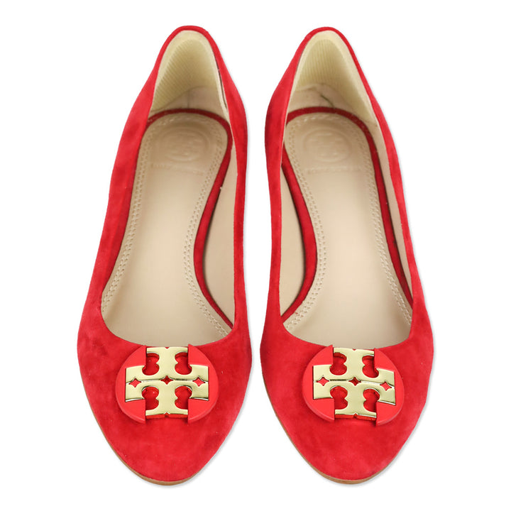 Tory Burch Redstone Suede Luna 35MM Wedge Pump
