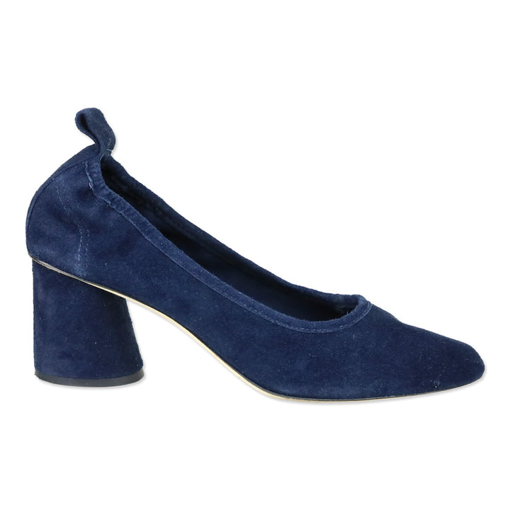 Tory Burch Royal Navy Suede Veg Therese 65MM Pump