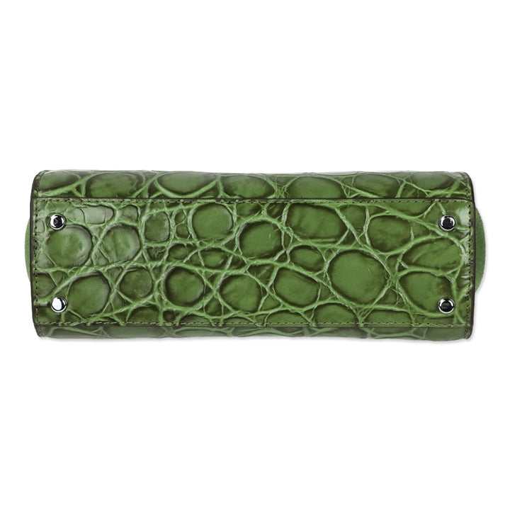 Tory Burch Soft Ivy Eleanor Croc-Embossed Mini Satchel