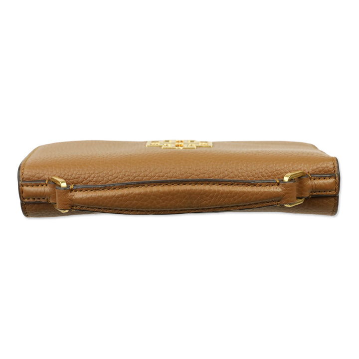 Tory Burch Tan Britten Mini Top Handle Bag