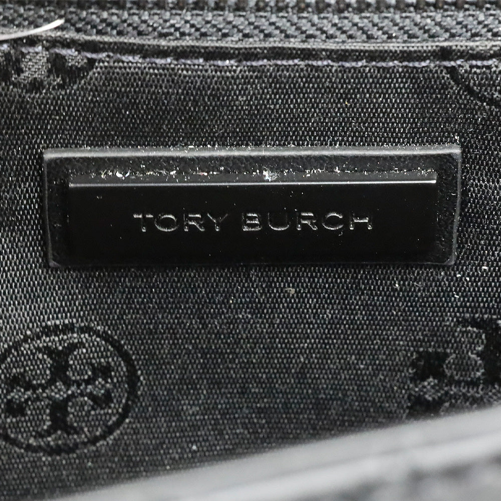 Tory Burch Willa Matte Black Quilted Medium Shoulder Bag