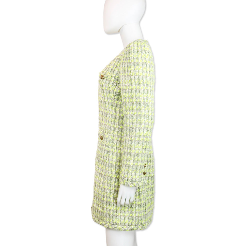 Tuckernuck Citron Tweed Coralie Dress
