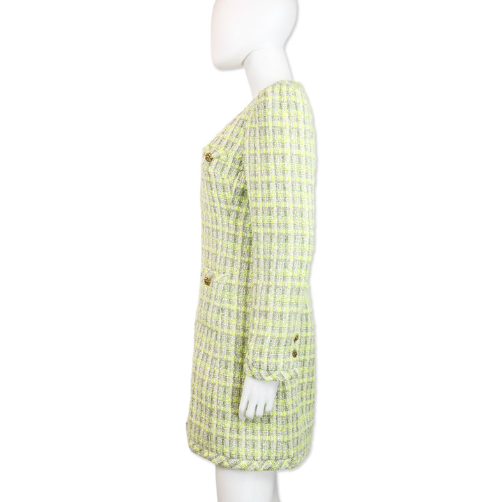 Tuckernuck Citron Tweed Coralie Dress