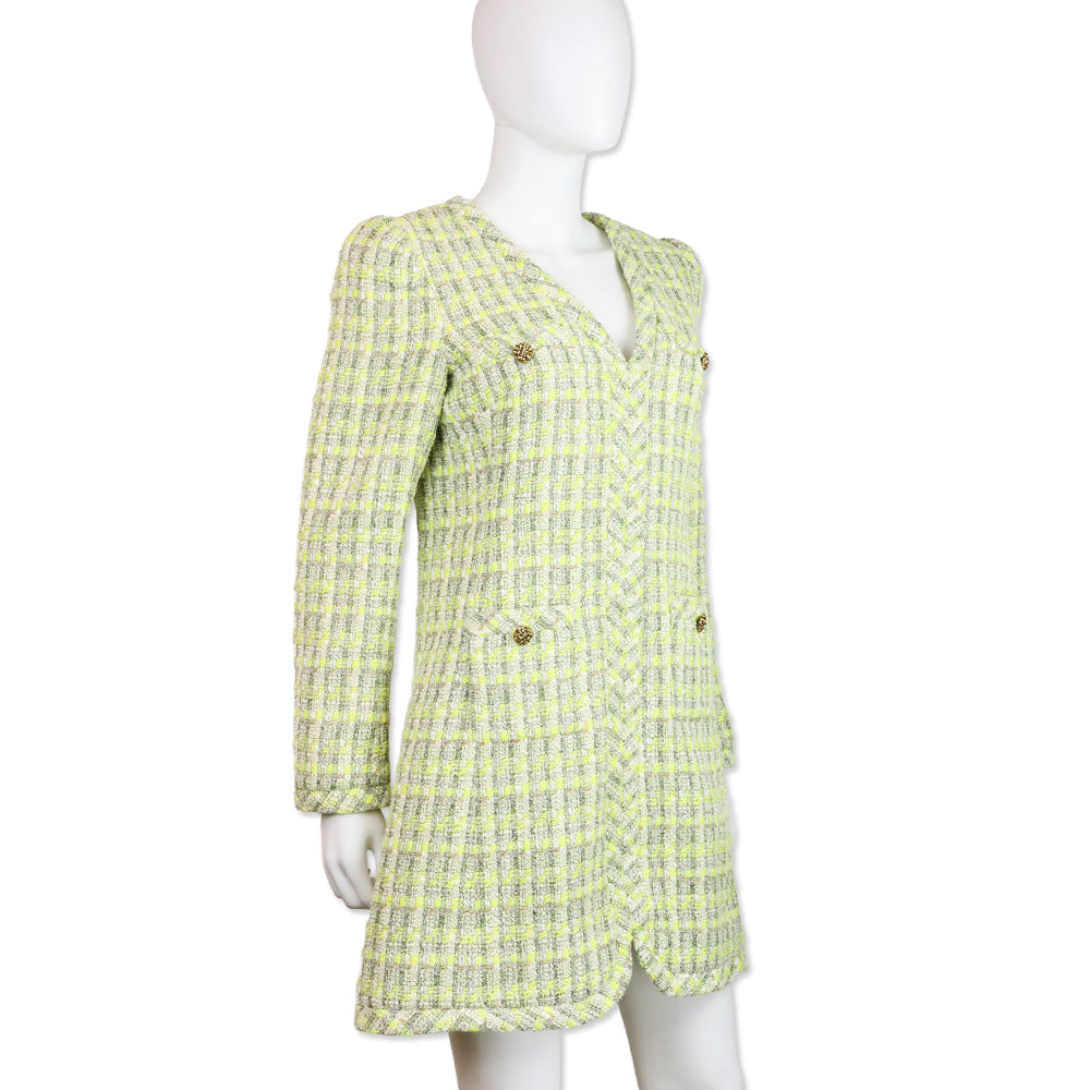 Tuckernuck Citron Tweed Coralie Dress