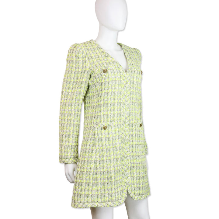 Tuckernuck Citron Tweed Coralie Dress