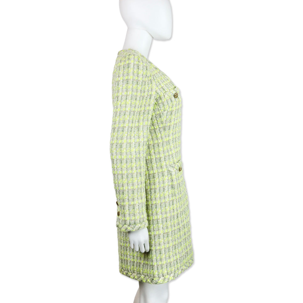 Tuckernuck Citron Tweed Coralie Dress