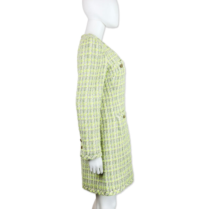 Tuckernuck Citron Tweed Coralie Dress