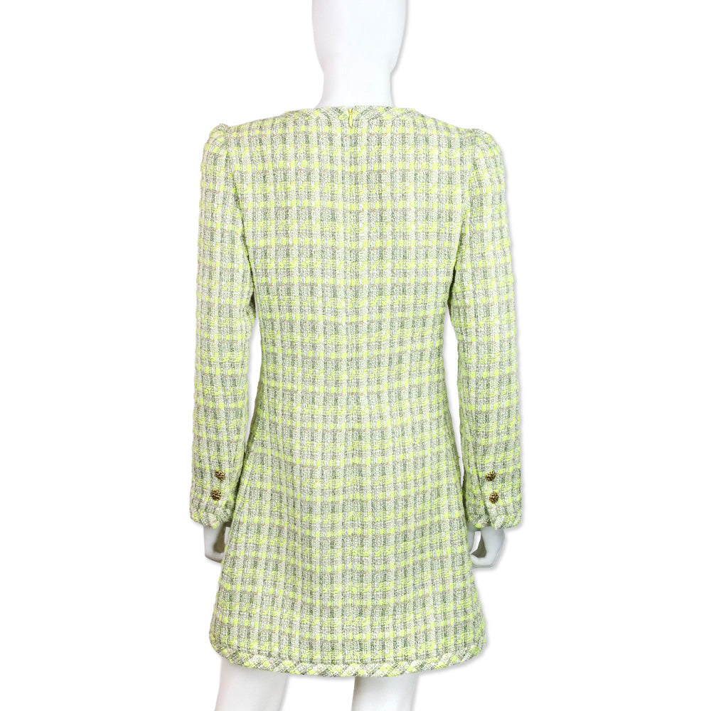 Tuckernuck Citron Tweed Coralie Dress